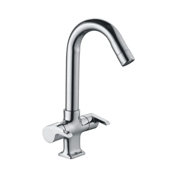 Chocolate_Ch-411_Chrome_Finish_Dual_Handle_Basin_Mixter
