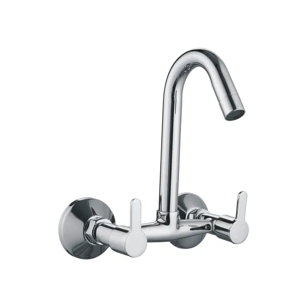 Furry_Fr-112_Chrome_Finish_Wall_Mount_Dual_Handle_Sink_Mixer_Tap