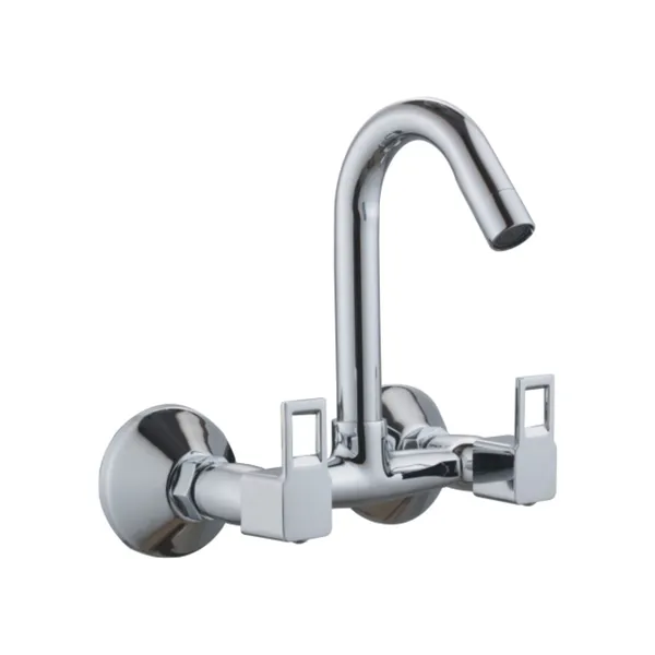 Sparx_Sp-312_Chrome_Finish_Wall_Mounted_Dual_Handle_Kitchen_Sink_Mixer_Tap