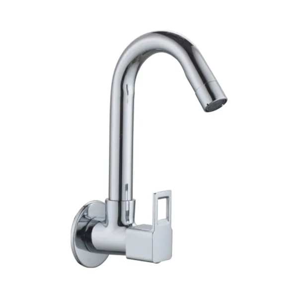 Sparx_Sp-309_Chrome_Finish_Wall_Mounted_Sink_Tap_For_Kitchen