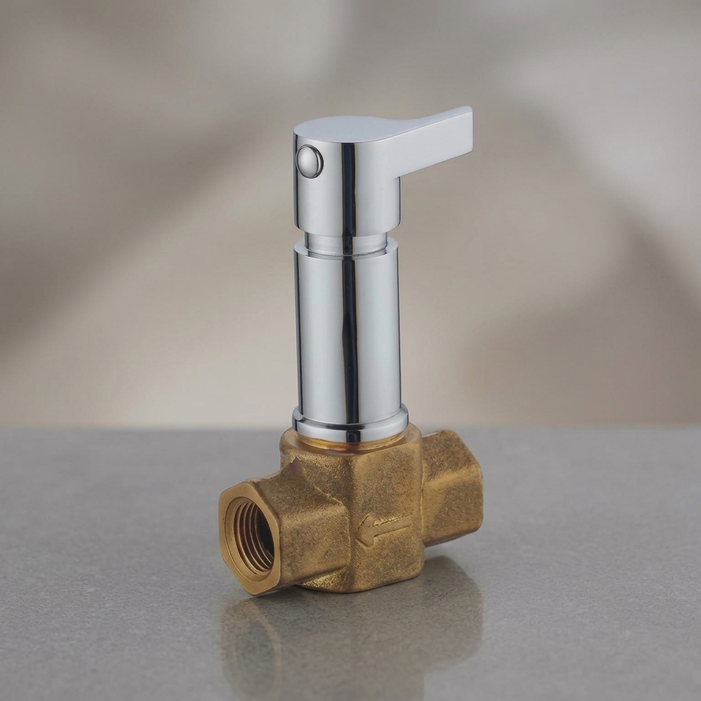Chocolate_Ch-405_Brass_And_Chrome_Plated_Manual_Water_Control_Valve