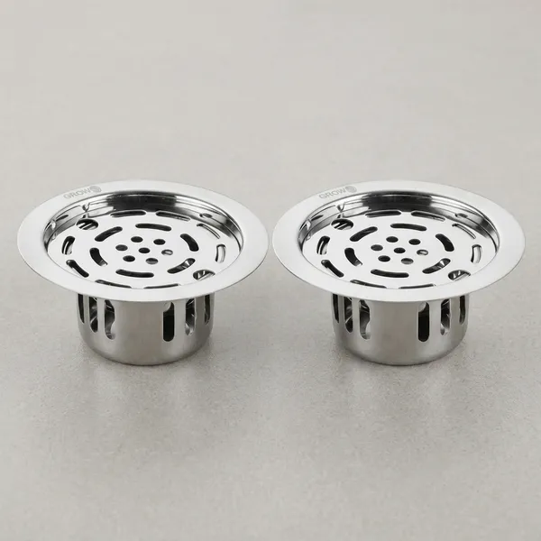 Ct-327_Plain_Stainless_Steel_Round_Floor_Drain_For_Bathroom_And_Kitchen_Pack_Of_2