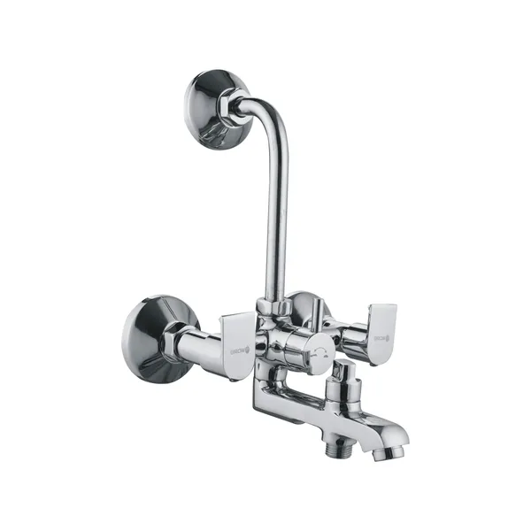 Classo_Cl-218_Chrome_Finish_Wall_Mixter_3In1_With_L-Bend_Pipe