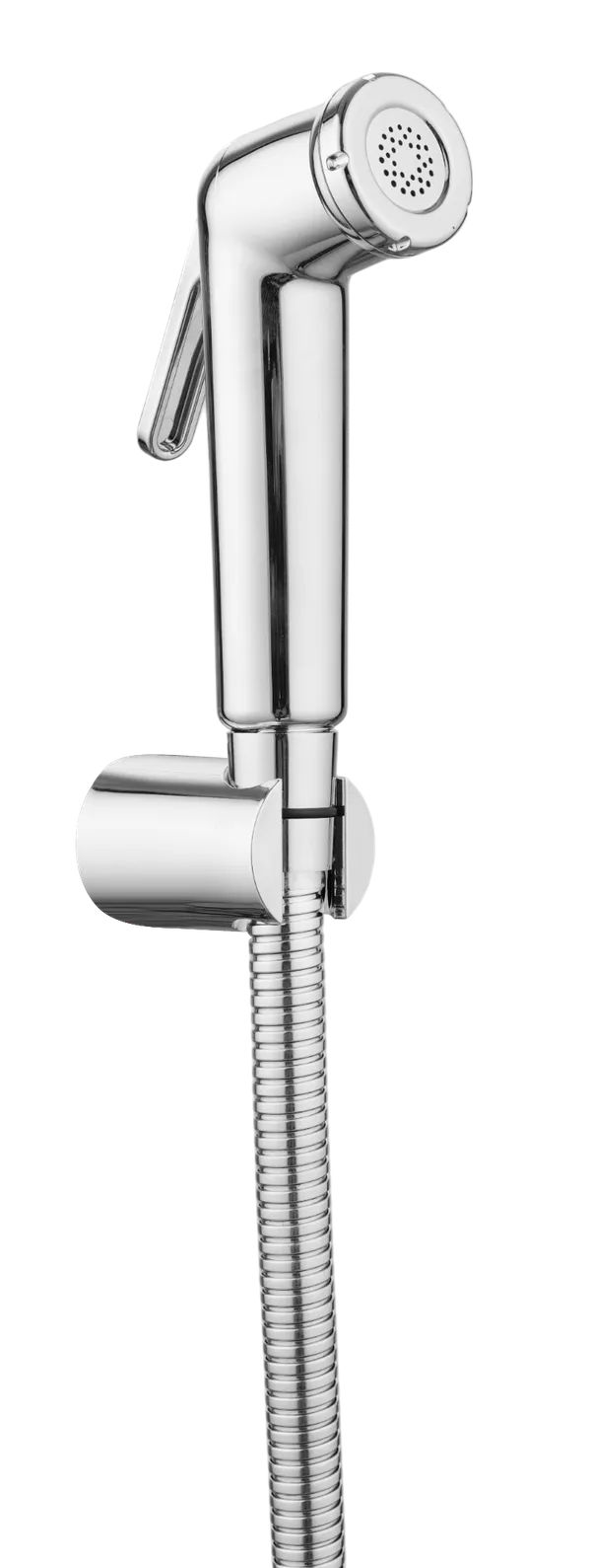 Hf-111_Chrome_Finish_Handheld_Bidet_Spray_With_Flexible_Hose_And_Wall_Holder