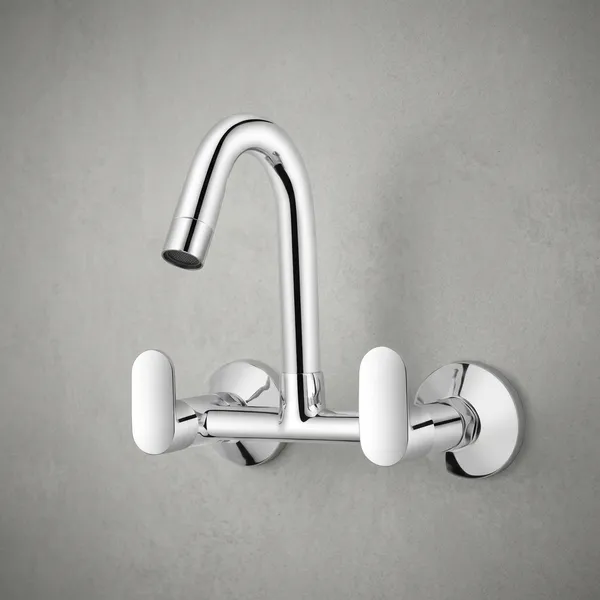 Shine_Sn-612_Chrome_Finish_Wall_Mounted_Dual_Handle_Sink_Mixer_Tap