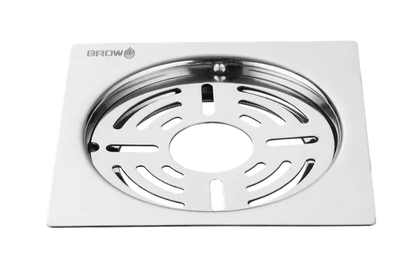 Fre_326_H_Stainless_Steel_Square_Floor_Drain_With_Removable_Cover_Pack_Of_3
