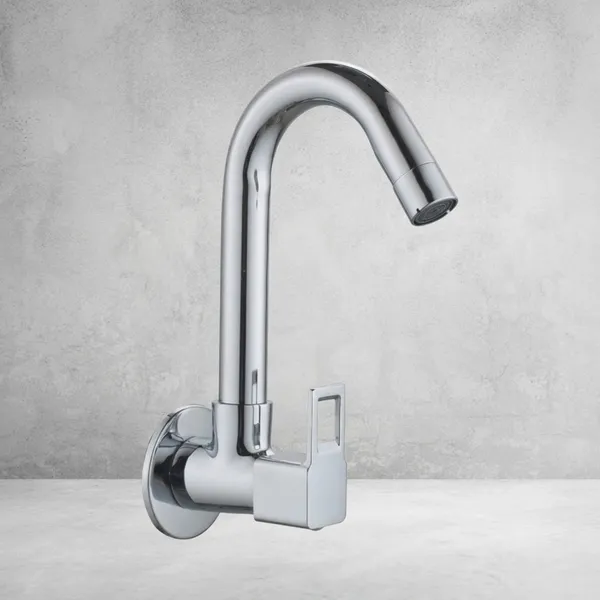 Sparx_Sp-309_Chrome_Finish_Wall_Mounted_Sink_Tap_For_Kitchen