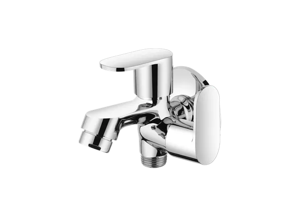 Shine_Sn-607_Chrome_Brass_Wall_Mount_2-In-1_Bib_Cock
