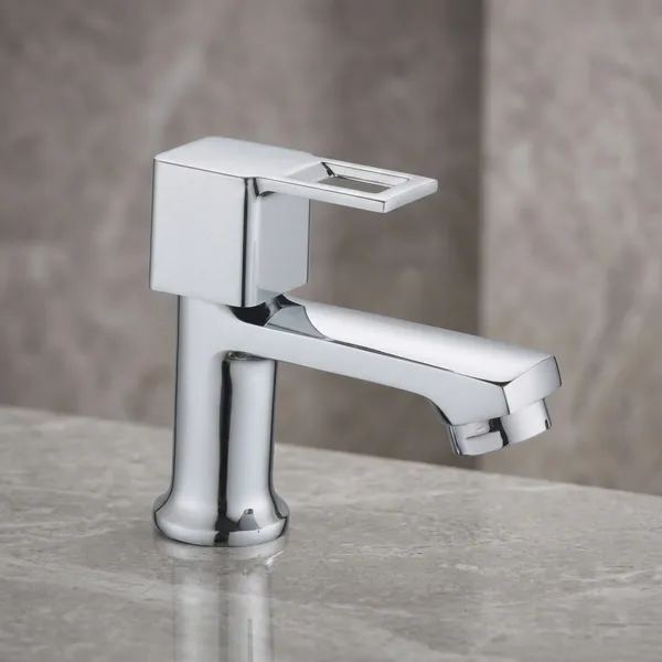Sparx_Sp-303_Chrome_Finish_Pillar_Cock_For_Basin