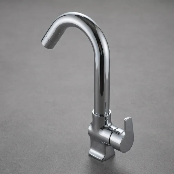 Chocolate_Ch-410_Chrome_Finish_Single_Lever_Swan_Neck_Faucet_For_Basin
