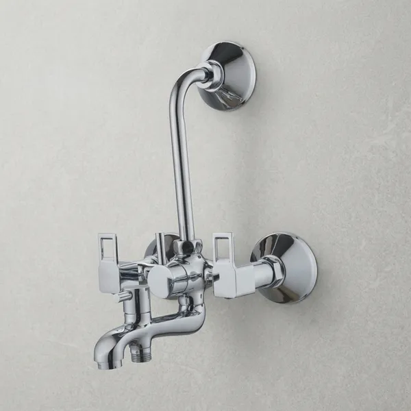 Sparx_Sp-318_Chrome_Plated_Wall_Mounted_3-In-1_Bathroom_Mixer_Set