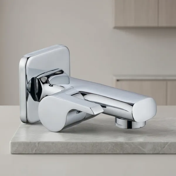 Chocolate_Ch-401_Chrome_Finish_Wall_Mounted_Bathroom_Tap_Bib_Cock