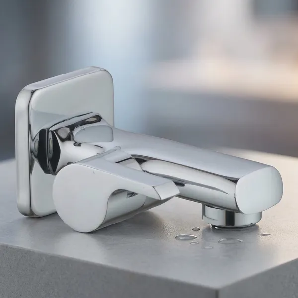 Chocolate_Ch-401_Chrome_Finish_Wall_Mounted_Bathroom_Tap_Bib_Cock