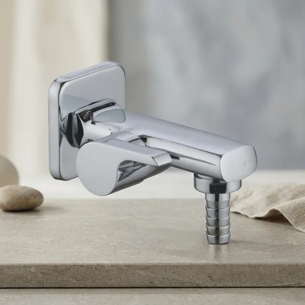 Chocolate_Ch-401N_Chrome_Plated_Brass_Wall_Mount_Bib_Tap_With_Hose_Connection