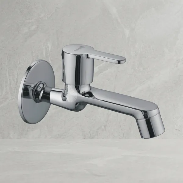 Furry_Fr-102_Chrome_Plated_Brass_Wall_Mounted_Single_Lever_Bib_Tap