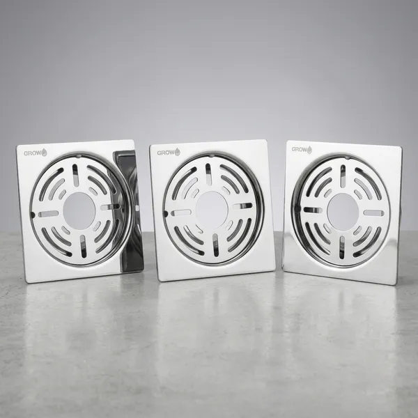 Fre_326_H_Stainless_Steel_Square_Floor_Drain_With_Removable_Cover_Pack_Of_3