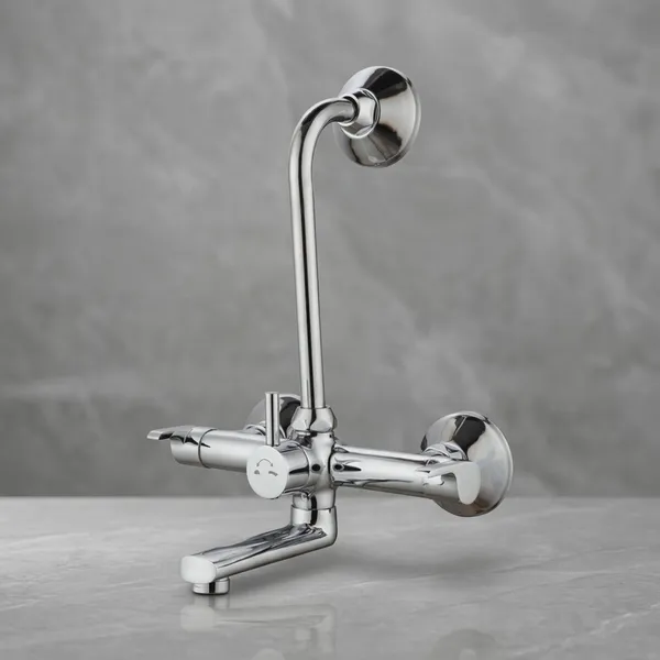 Chocolate_Ch-417_Chrome_Finish_Wall_Mounted_Bathroom_Tap_With_Shower_Arm