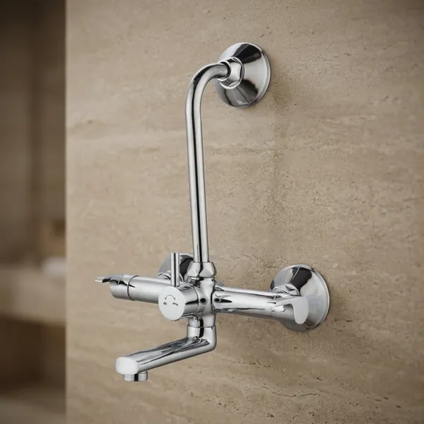 Chocolate_Ch-417_Chrome_Finish_Wall_Mounted_Bathroom_Tap_With_Shower_Arm