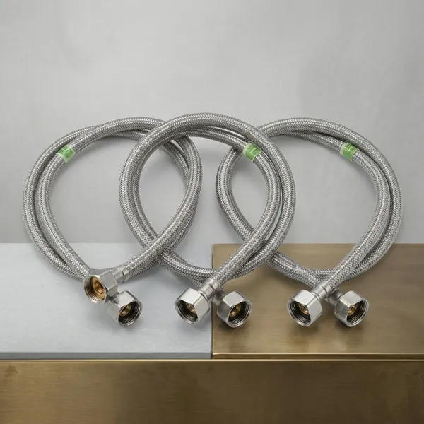 24"_Stainless_Steel_Braided_Flexible_Water_Connection_Hosein_Ss304_Pack_Of_3