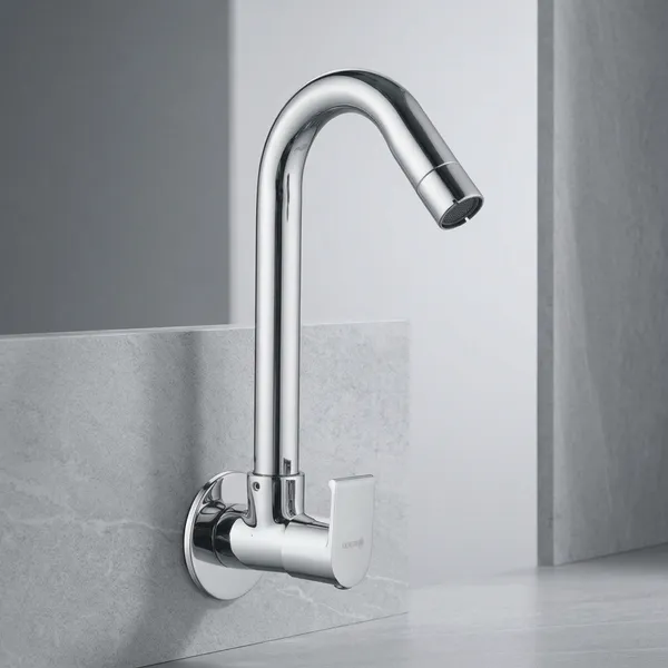 Classo_Cl-209_Chrome_Finish_Wall_Mounted_Sink_Tap_For_Kitchen_And_Bathroom