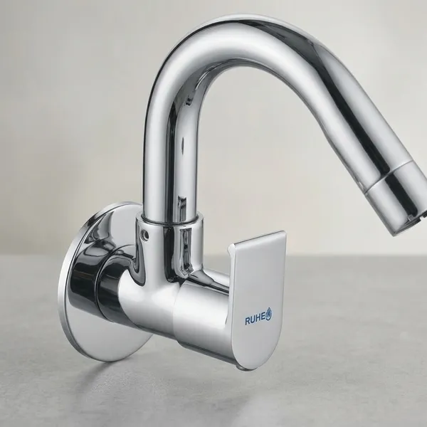 Classo_Cl-209_Chrome_Finish_Wall_Mounted_Sink_Tap_For_Kitchen_And_Bathroom