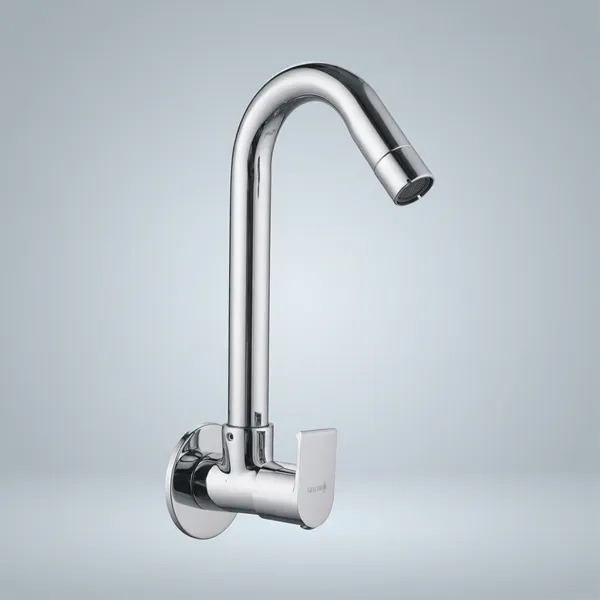 Classo_Cl-209_Chrome_Finish_Wall_Mounted_Sink_Tap_For_Kitchen_And_Bathroom