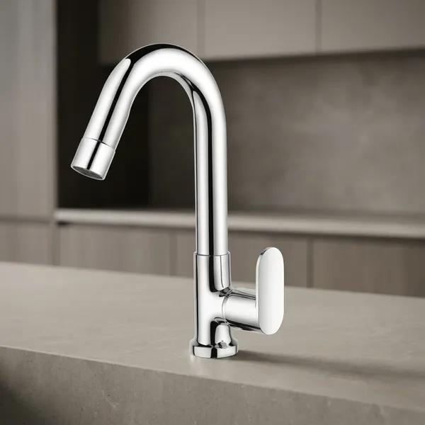 Shine_Sn-610_Chrome_Finish_Swan_Neck_Pillar_Tap