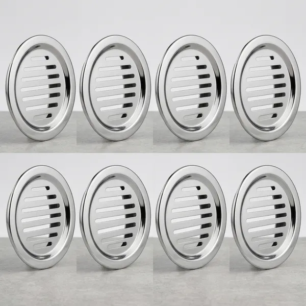 Grr-331B_Stainless_Steel_Round_Rain_Grating_5"_Pack_Of_8