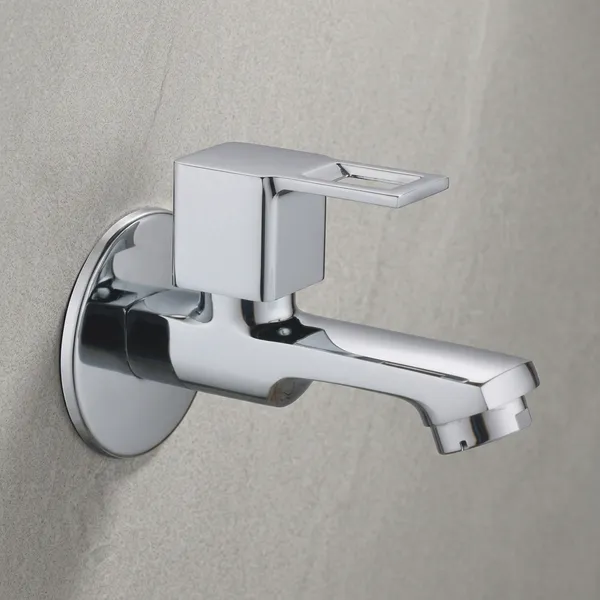 Sparx_Sp-301_Chrome_Finish_Single_Lever_Wall_Mount_Bib_Tap