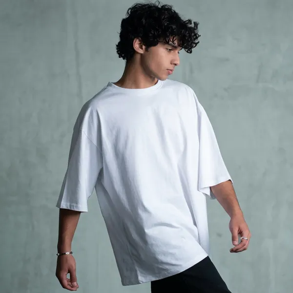 White_Cotton_Oversized_T-Shirt_For_Men