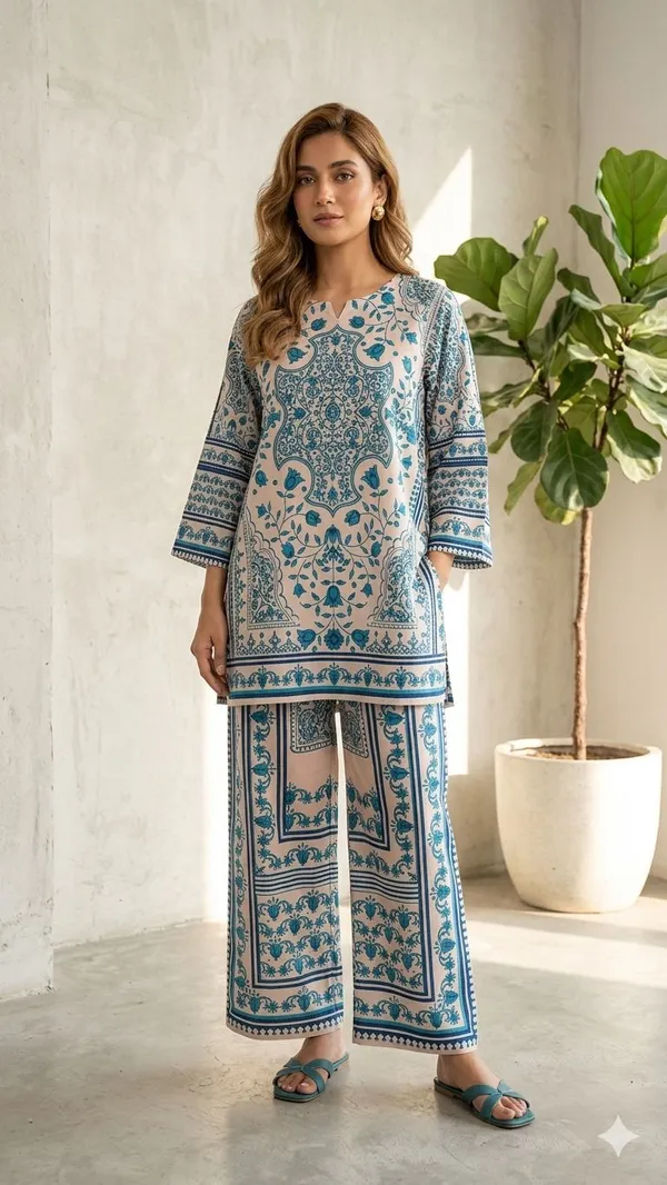 Oojal_Tunic_Palazzos_Co_Ord_Set