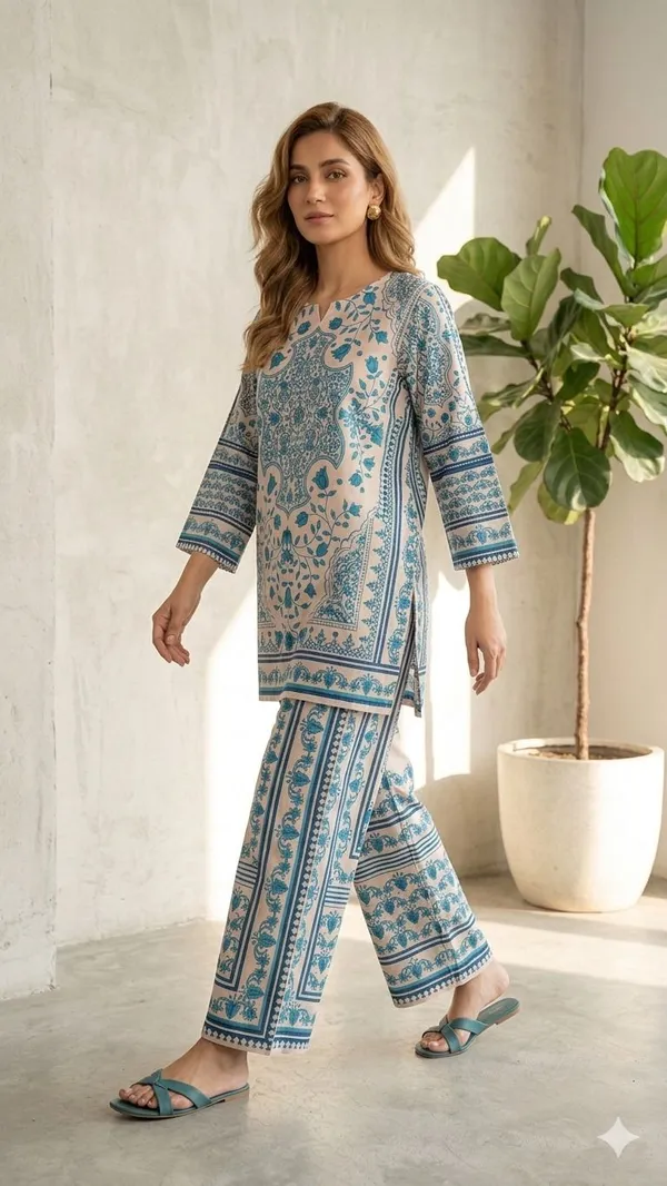 Oojal_Tunic_Palazzos_Co_Ord_Set