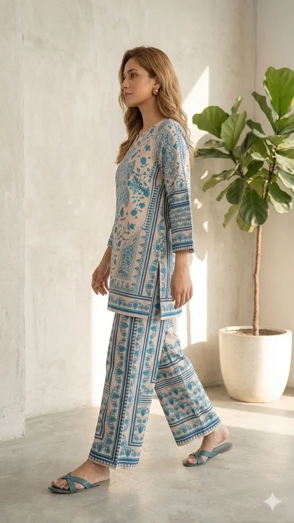 Oojal_Tunic_Palazzos_Co_Ord_Set