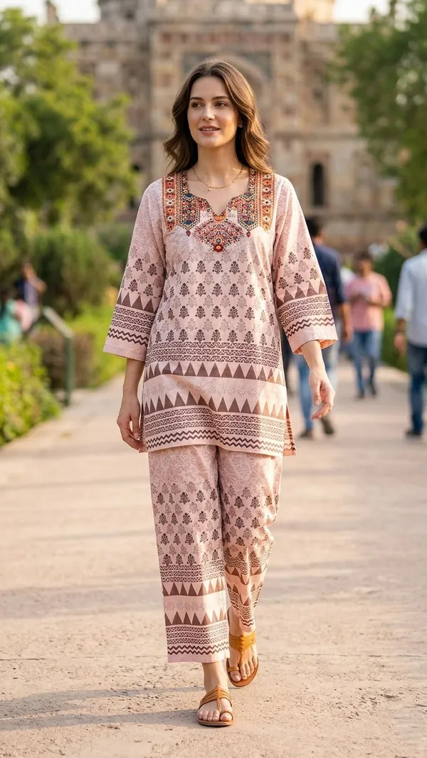 Oojal_Tunic_Palazzos_Co_Ord_Set