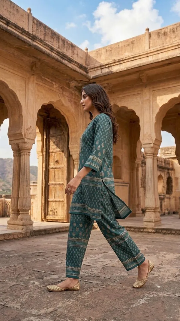Oojal_Tunic_Palazzos_Co_Ord_Set