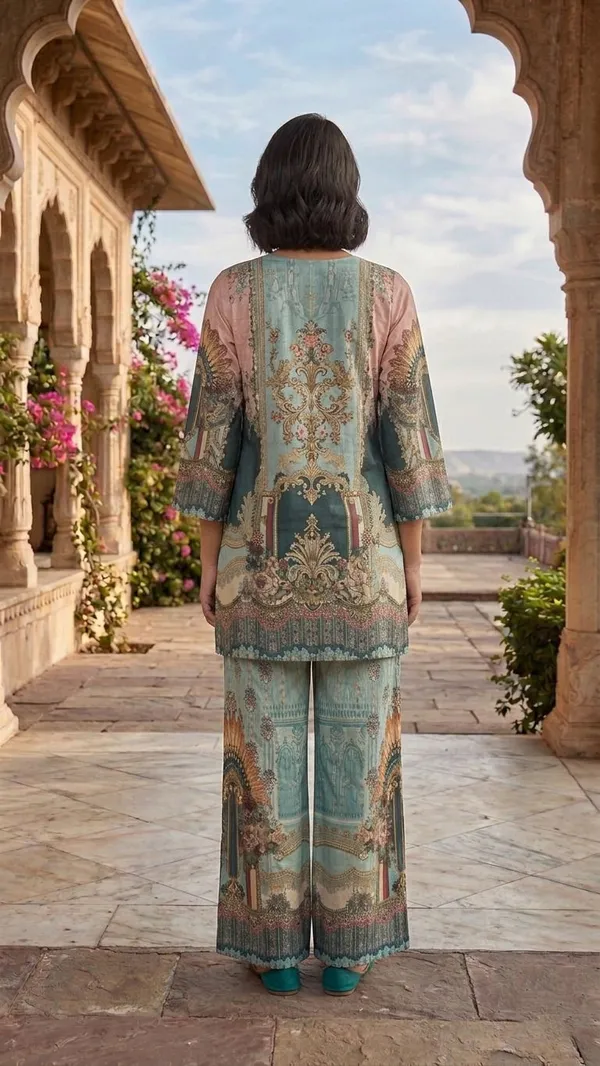 Oojal_Tunic_Palazzos_Co_Ord_Set
