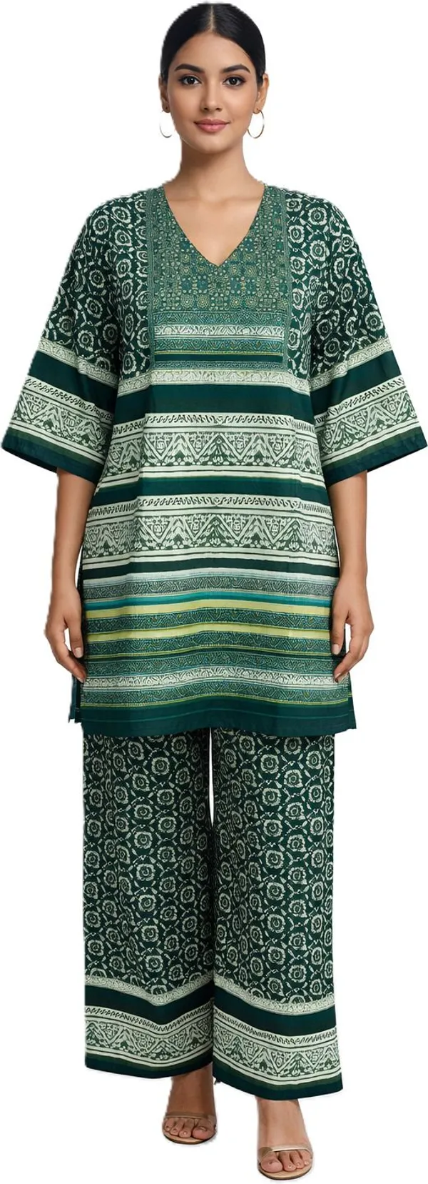 Oojal_Tunic_Palazzos_Co_Ord_Set