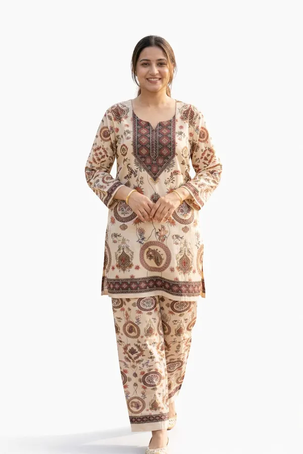 Oojal_Tunic_Palazzos_Co_Ord_Set