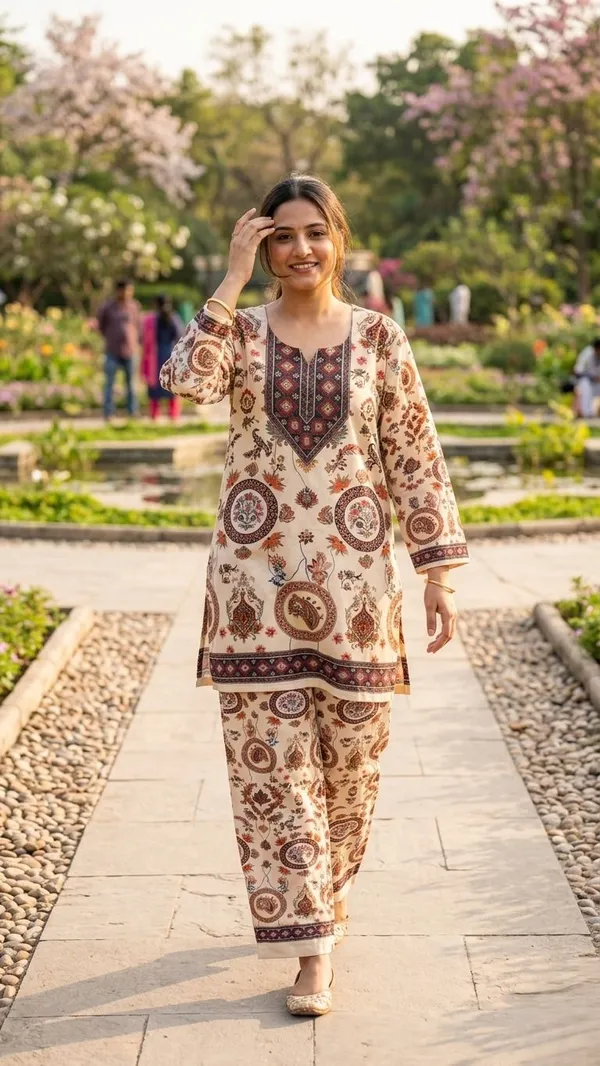 Oojal_Tunic_Palazzos_Co_Ord_Set
