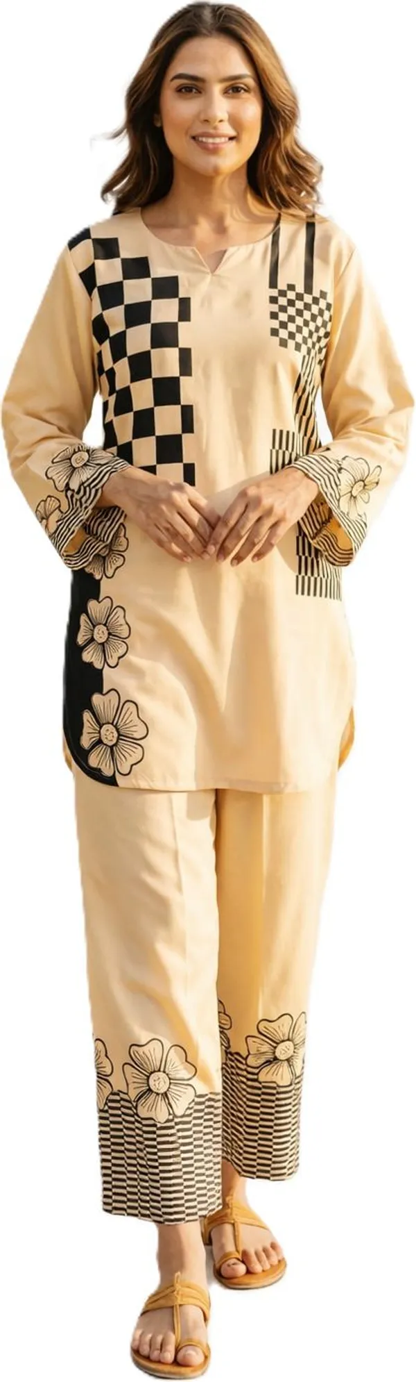 Oojal_Tunic_Palazzos_Co_Ord_Set