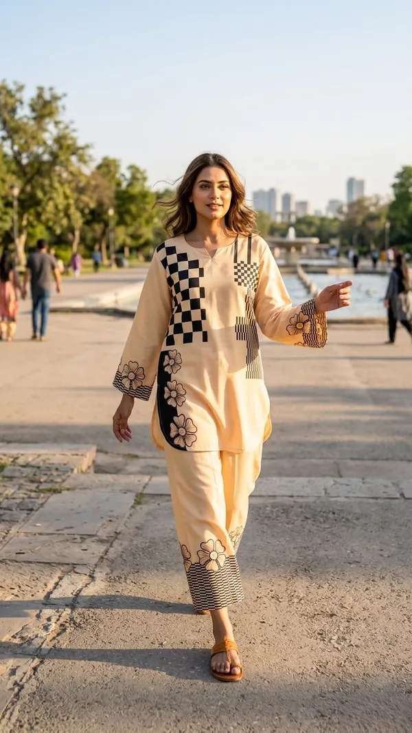 Oojal_Tunic_Palazzos_Co_Ord_Set
