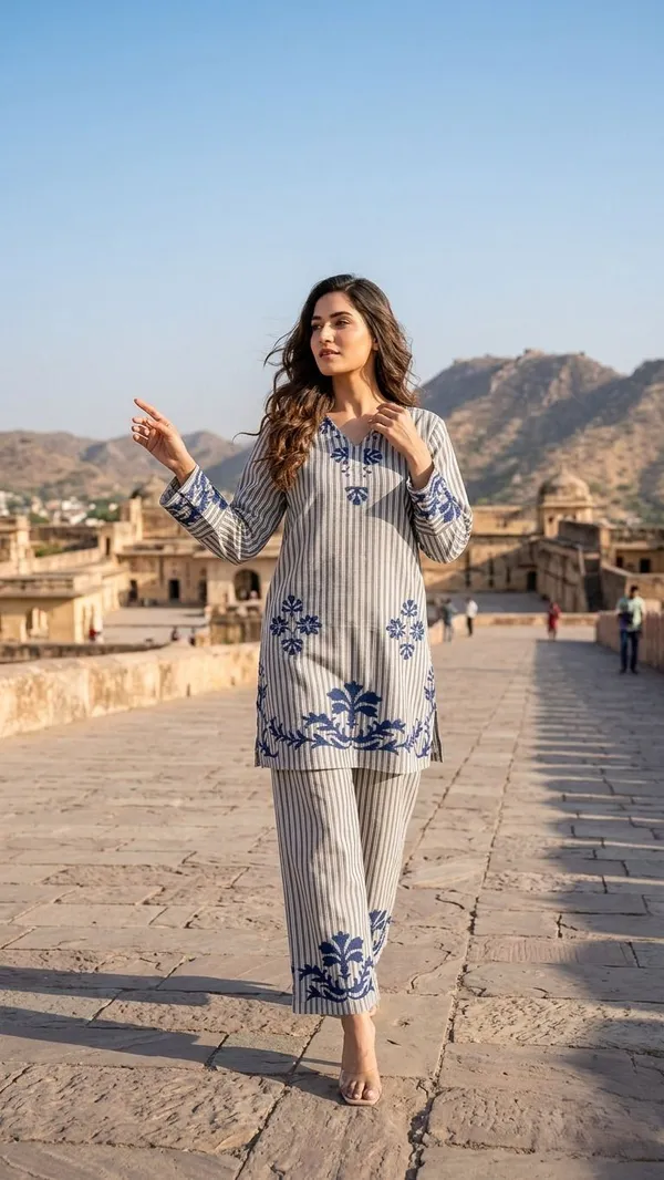 Oojal_Tunic_Palazzos_Co_Ord_Set