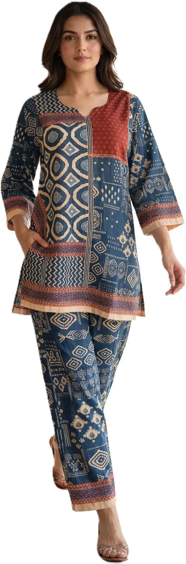 Oojal_Tunic_Palazzos_Co_Ord_Set
