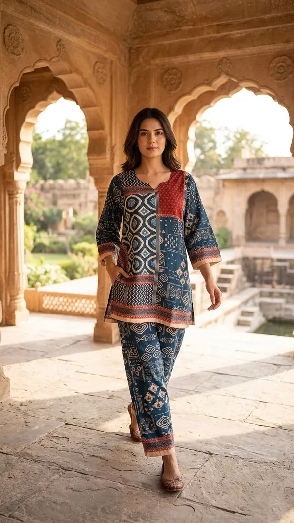 Oojal_Tunic_Palazzos_Co_Ord_Set