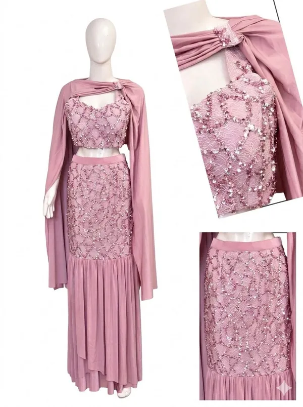 Oojal_Women_Crop_Top_Skirt_Dupatta_Set