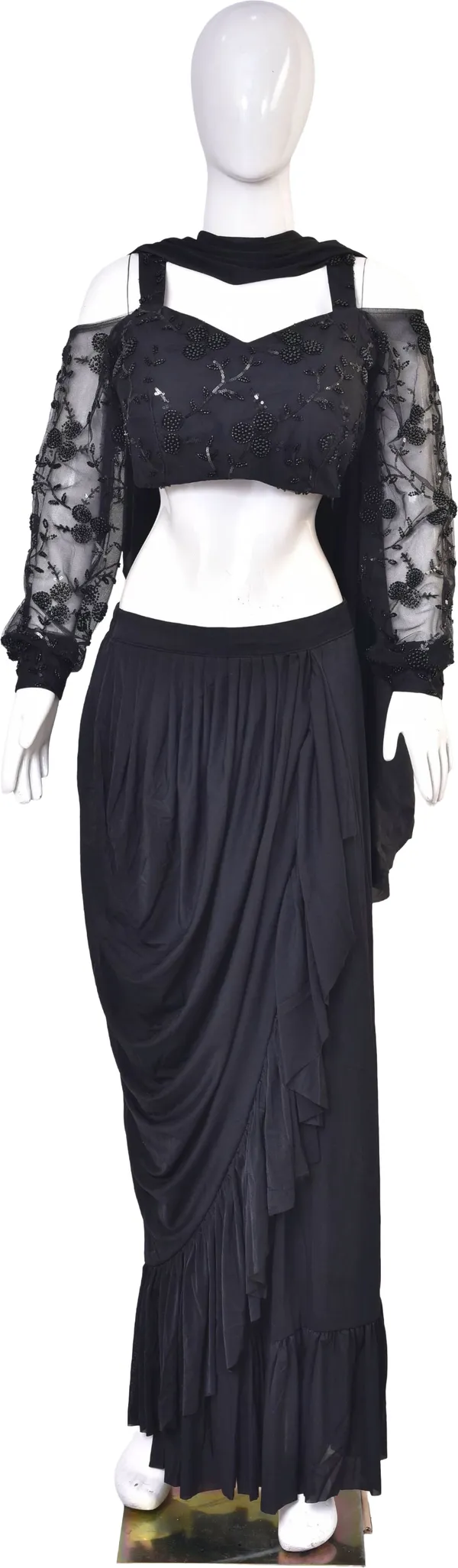 Oojal_Women_Ethnic_Top_Skirt_Dupatta_Set