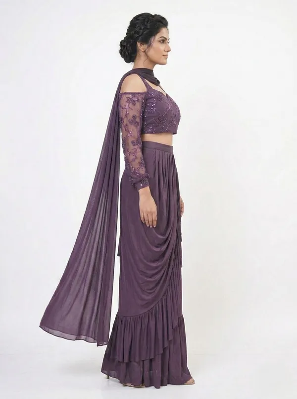 Oojal_Women_Ethnic_Top_Skirt_Dupatta_Set