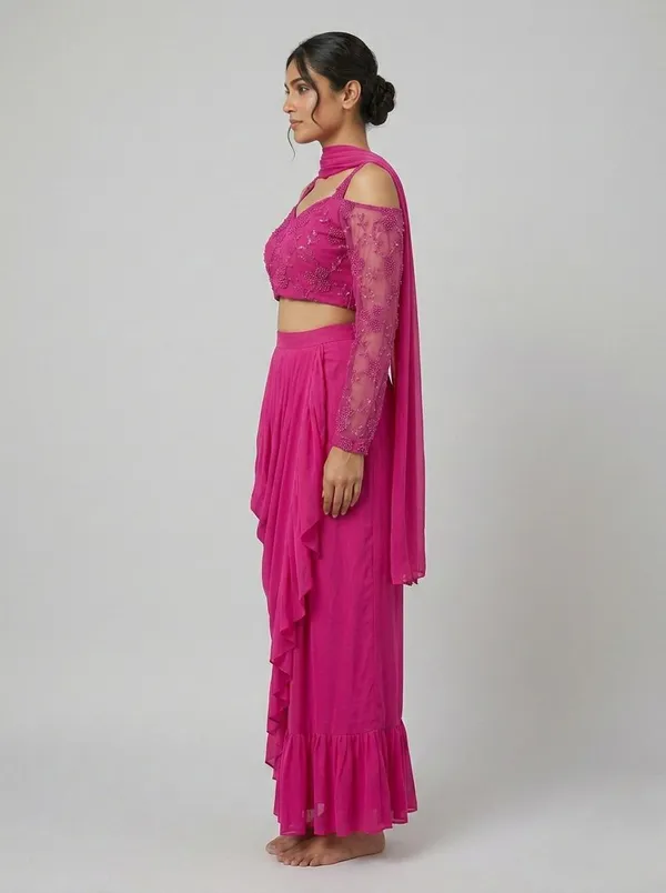 Oojal_Women_Ethnic_Top_Skirt_Dupatta_Set