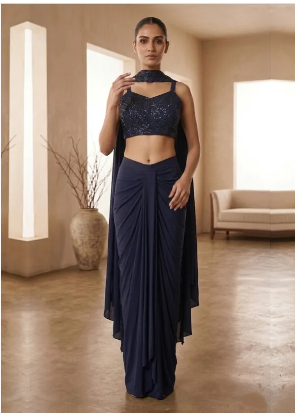 Oojal_Navy_Blue_Lycra_Party_And_Festive_Wear_Dress