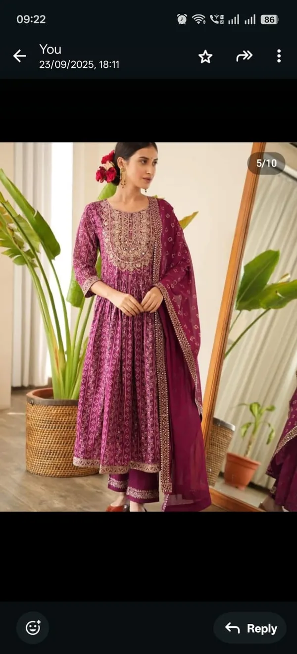 Purple_Embroidered_Anarkali_Suit_Set_For_Women